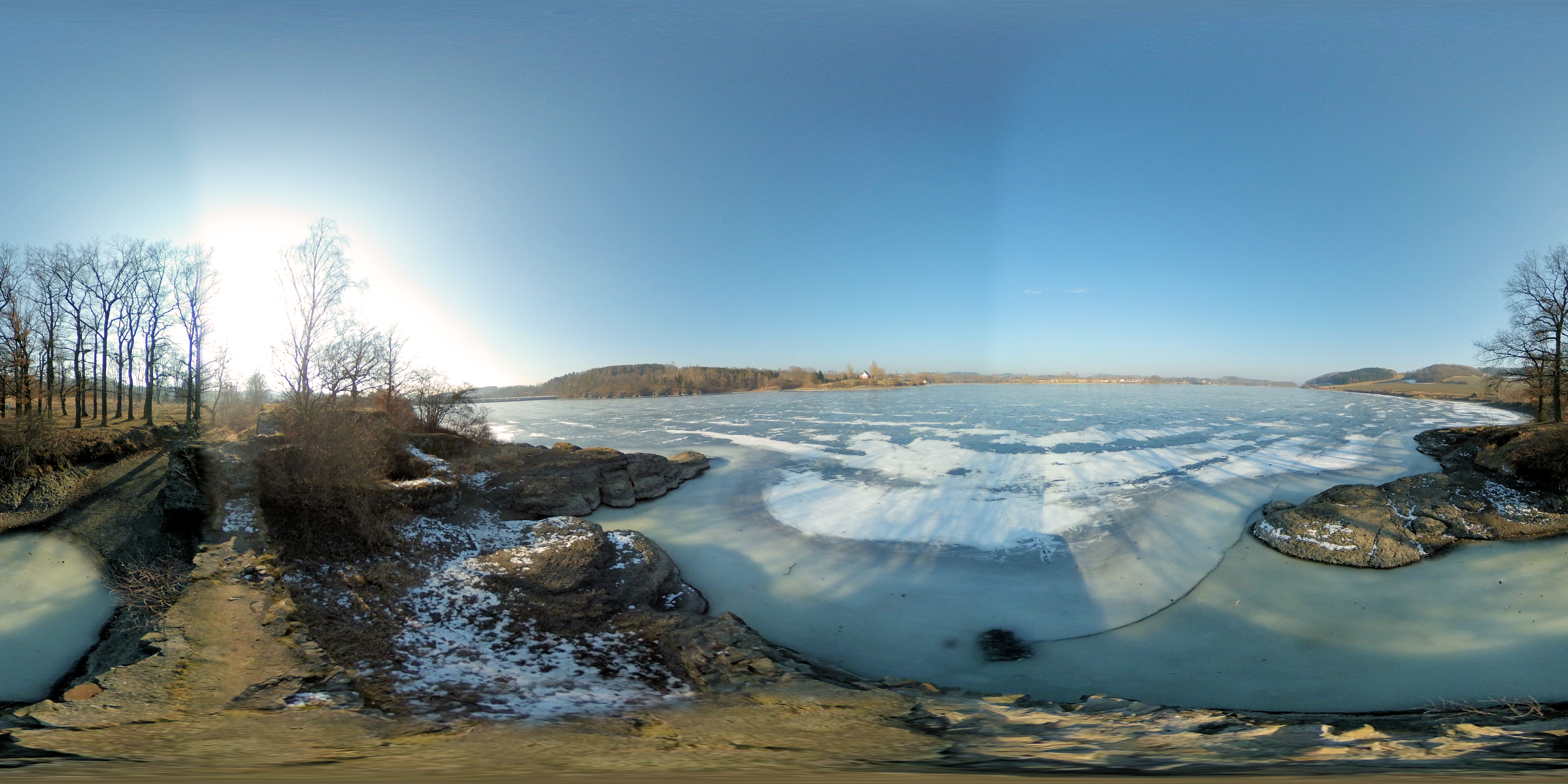 Talsperre Pirk am Felsen